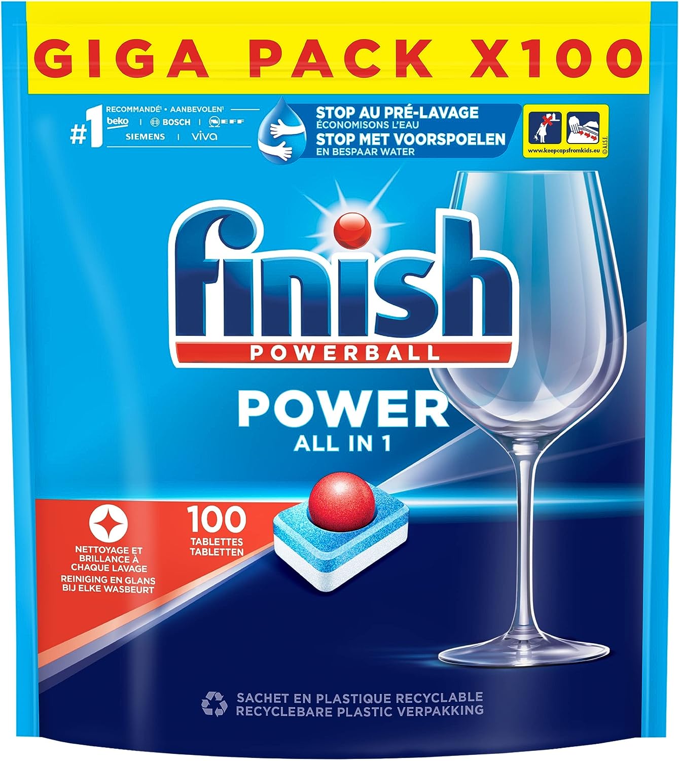 tablette lave vaisselle Finish