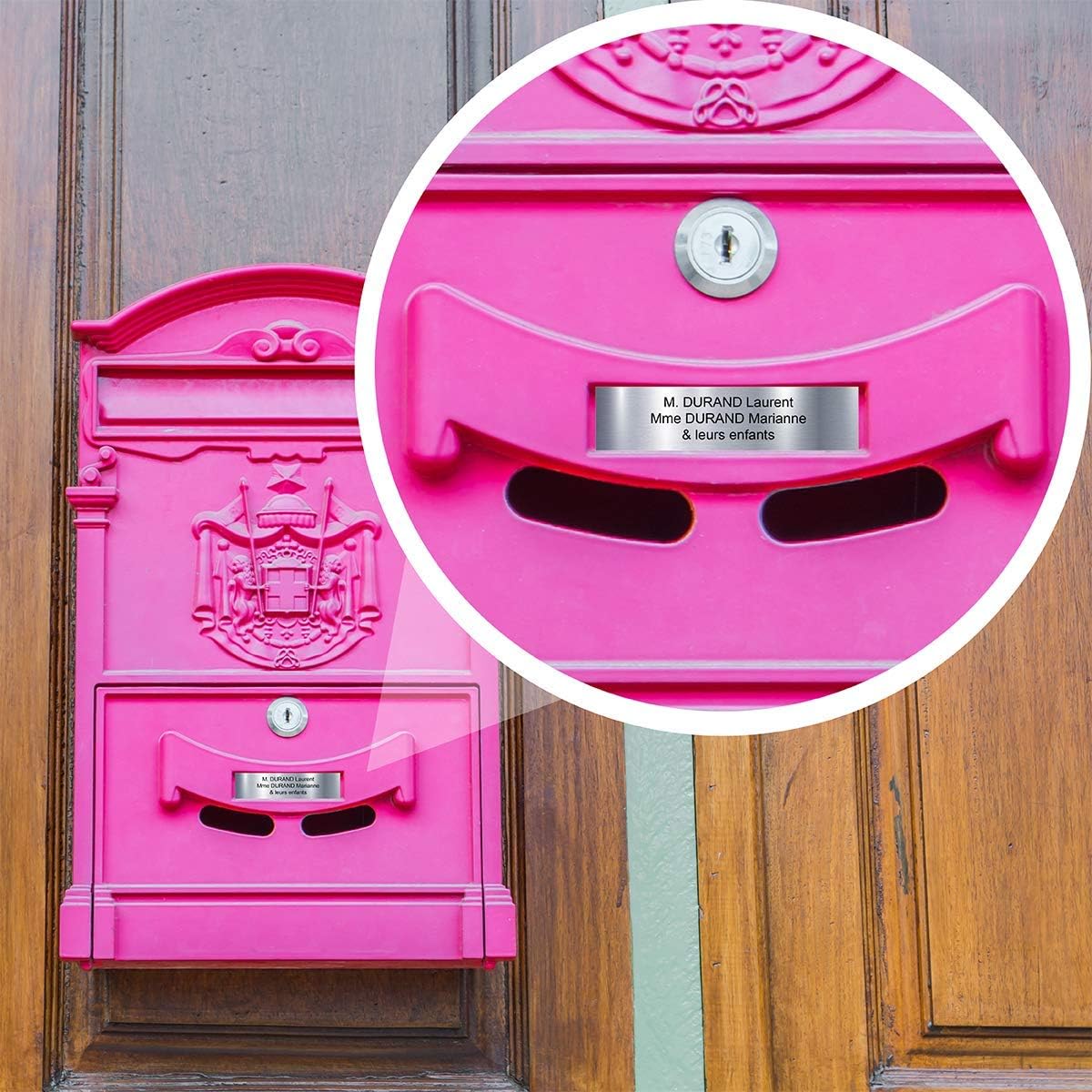 plaque boite aux lettres