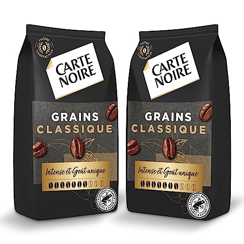 -18% – Carte Noire Café en Grains Classique, Pur Arabica, Certifié Rainforest…