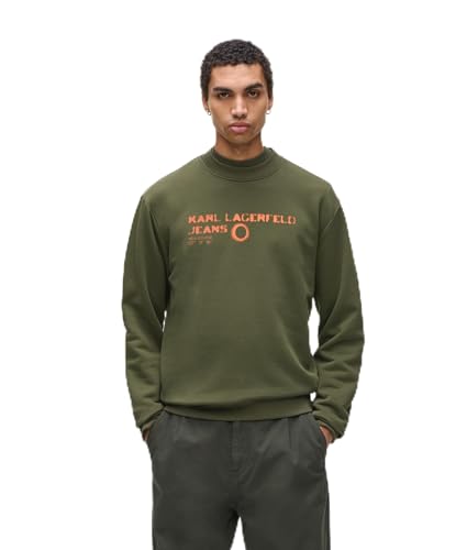 KARL LAGERFELD JEANS Homme Sweat À Logo Éclipse Coupe Régulière,…