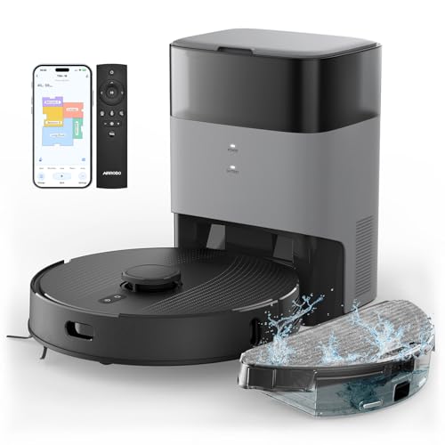 -34% – AIRROBO T20 Robot Aspirateur Laveur, Aspirateur Robot avec 3.5 L…