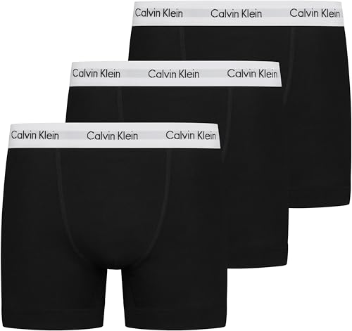 -35% – Calvin Klein Homme Boxer Lot De 3 Caleçon sous-Vêtement, Noir…