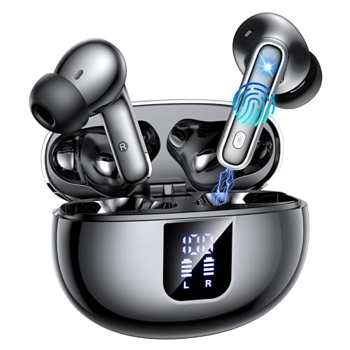 -50% – EUQQ Écouteurs sans Fil,Oreillette Bluetooth 5.4,Réduction Active de Bruit,36H Durée…