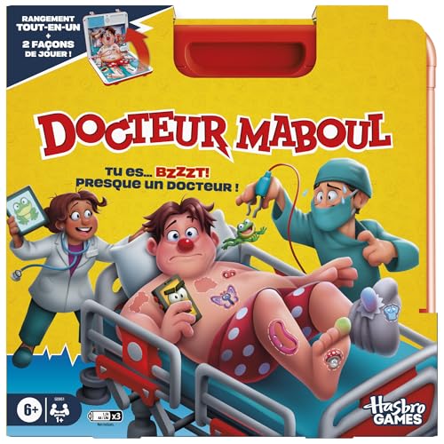 -28% – Hasbro Gaming Docteur Maboul, Jeu de Plateau électronique avec Mallette…