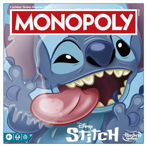 -29% – Jeu de Plateau Monopoly édition Disney Stitch – Version française,…