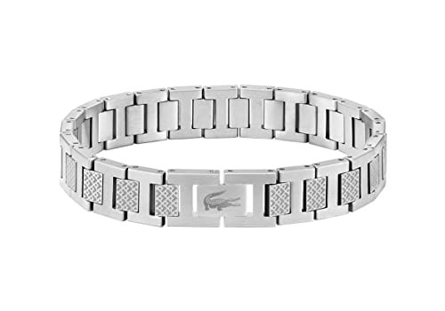 -11% – Lacoste Bracelet à Maillons pour Homme Collection METROPOLE en Acier…