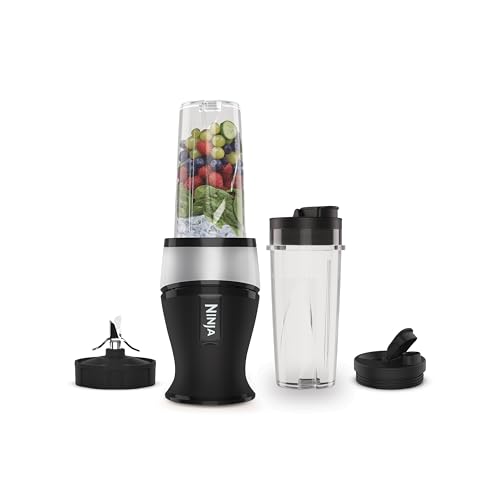 -23% – Ninja 700W Mixeur Slim et Smoothie Maker, 2x 470ml gobelets…