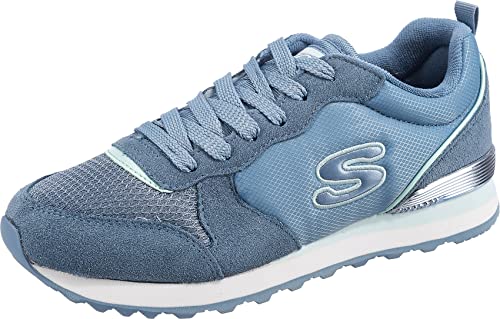-39% – Skechers Femme OG 85 Step N Fly Shoes, Slate Suede…